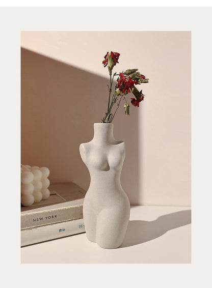 Body Modeling Art Vase Silent Style