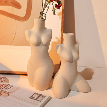 Body Modeling Art Vase Silent Style