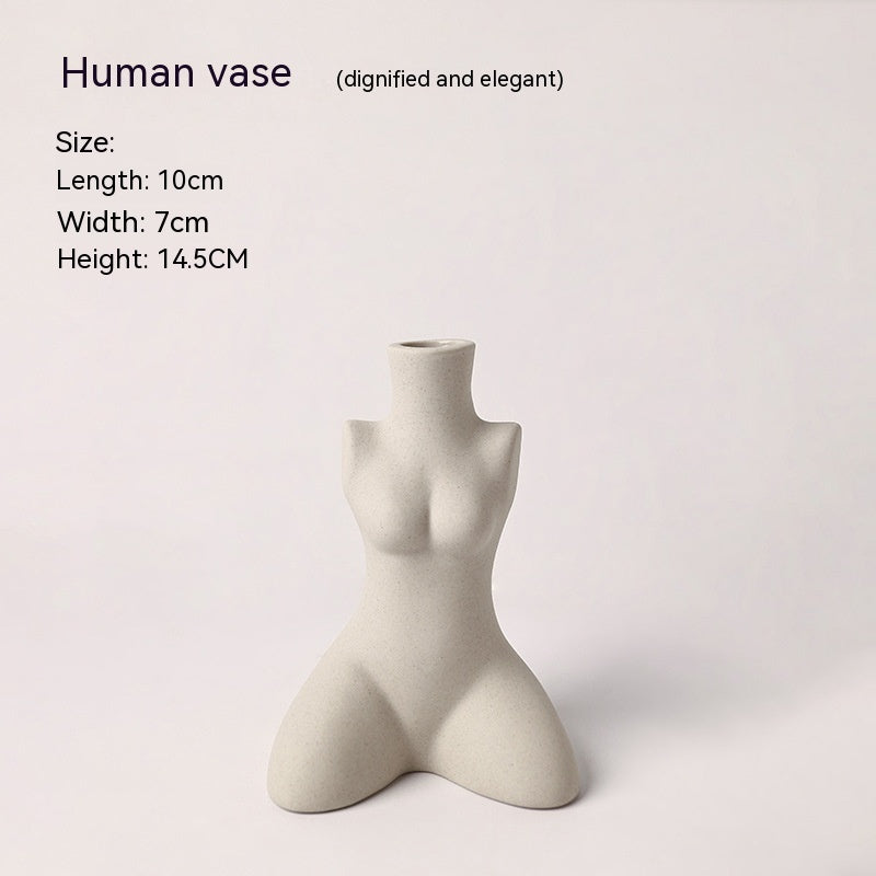 Body Modeling Art Vase Silent Style