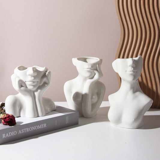 Body Shape Ceramic Vase