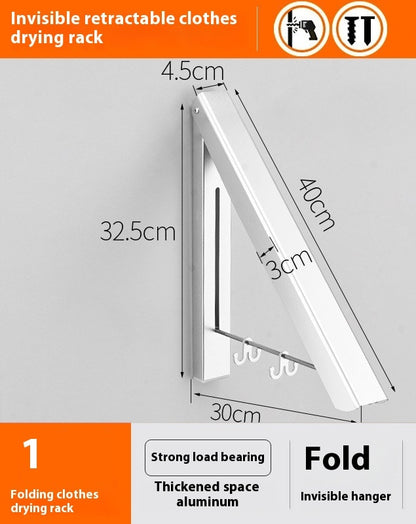 Folding Retractable Wall Hanger