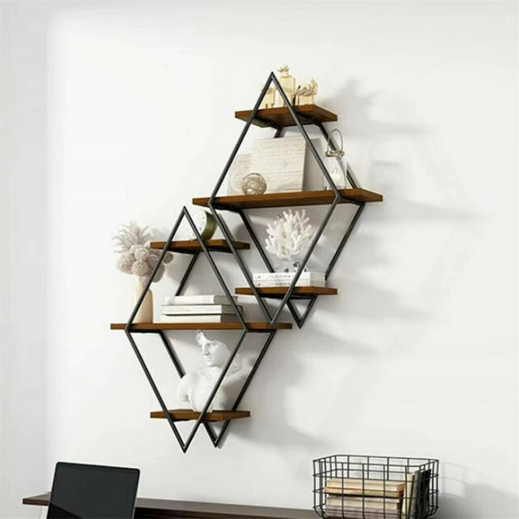 Wall Mounted Wooden Shelves 