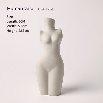 Body Modeling Art Vase Silent Style