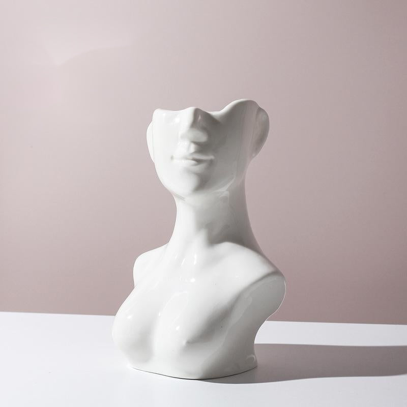 Body Shape Ceramic Vase