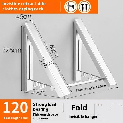 Folding Retractable Wall Hanger